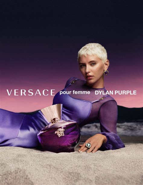 versace dylan purple commercial model.